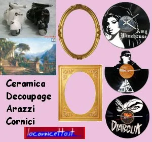 Lacornicetta.it Cornici decoupage movimento orologi
